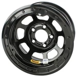 Bassett 15 8, 5X5 D-hole Black Imca Certified Wheel, 4 Offset. Fixed Price $183.99.