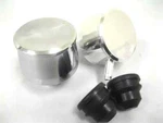 Billet Polished Aluminum Valve Cover Breather Pcv With Grommets Oil Fill Smooth. Fixed Price $34.19.