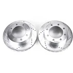 Powerstop Evolution Drilled Slotted Rotors Pair Front Ford F-250 Super Duty. Fixed Price $329.35.