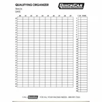 Quickcar 51-236 Qualifying Chart Organizer 50 Sheets Pad. Fixed Price $24.70.