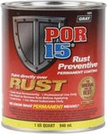 New POR-15 45204 Rust Preventative Permanent Coating Gray Quart, Free Shipping. Fixed Price $55.93.
