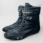 Oakley Racing High Tops Suede Boots Black- Size 8.5 Us, Vintage.. Fixed Price $155.95.