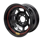 Bassett D58DJ4 15X8 Dot D-hole 5X5.5 Inch Bckspc Black Wheel. Fixed Price $102.99.