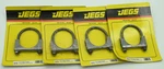 Lot Of (4) Jegs 30762 Steel U-clamp 11-GAUGE Saddle 3/8" Serrated Nuts. Fixed Price $16.99.
