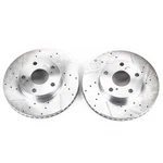 Powerstop Evolution Drilled Slotted Rotors Pair Front For Toyota Tacoma. Fixed Price $156.66.