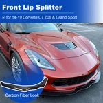 For 2014-2019 Corvette C7 Stage Front Bumper Lip Splitter Carbon Fiber Look. Fixed Price $179.99.