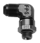 Fragola Performance 499207-BL #8 X 9/16-18 90 Degree Swivel Adapter Black. Fixed Price $40.99.