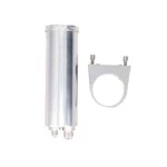 Billet Aluminum Power Steering Reservoir Remote Mount 9.75IN Long 2.84IN Dia. Fixed Price $125.95.