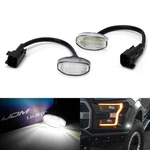 Clear Lens 12-SMD White Led Bumper Fender Flare Sidemarker Lamps Ford Raptor. Fixed Price $22.09.