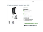New Mbrp 2007-2016 Jeep Wrangler Jk Fire Extinguisher Mount, Black, #131000. Fixed Price $13.00.