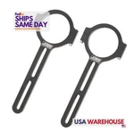 Joes 11264, Pack Black Aluminum Mirror Brackets 1-3/4 Diameter X 5.5IN Long. Fixed Price $100.28.