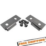 Crown RT34007 Stainless Lower Door Hinge Brackets For 1997-2006 Jeep Wrangler Tj. Fixed Price $39.27.