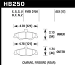 Hawk Performance HB250S.653 HT-10 Disc Brake Pad Fits 98-02 Camaro Firebird. Fixed Price $242.99.