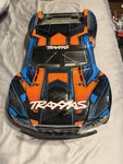 Traxxas Slash 4X4 Ultimate Rc Truck 1:10 Brushless 4WD Orange Blue 68077-4. Fixed Price $700.00.