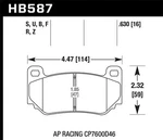 Hawk Performance HB587U.630 DTC-70 Disc Brake Pad. Fixed Price $279.89.