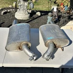 New Oem Take Off 2005-2009 Ford Mustang Shelby GT500 Axle Back Exhaust Mufflers. Fixed Price $798.80.