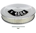 14X3 Chrome Air Cleaner Assembly With 400HP-4BBL Decal Firebird Gto Grand Prix. Fixed Price $78.98.