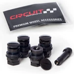Circuit Performance Black Bolt-in Flush Mount Valve Stems (set Of 4). Fixed Price $26.15.