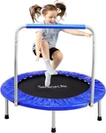 Serenelife 36 Foldable Mini Trampoline For Kids - Compact Fitness Rebounder Wit. Fixed Price $75.19.