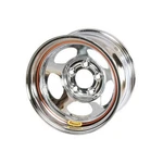 Bassett 50L54C 15X10 Inertia 5X5 4" Backspace Chrome Wheel. Fixed Price $218.99.