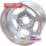 Bassett BAS58AC3IS Powder Coated Silver Steel Inch Wheel Rim 5X4.75 15X8. Fixed Price $146.41.