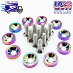Password Jdm Fender Washer Neo-chrome Engine Dress Up Bolt Kit 10X Fast Usa Ship. Fixed Price $15.94.