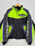 Team Arctic Cat Racing Snowmobile Full Jacket Mens Black Green Zipper Pocket. Fixed Price $60.75.