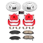 Powerstop Z23 Daily Driver Carbon-fiber Ceramic Pads Drilled & Slotted Rotor. Fixed Price $355.54.