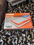 Fram Extra Guard Air Filter, CA5056 New.. Fixed Price $15.00.