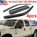 Ford F-250 F-750 Super-duty Crew Cab 99-16 Window Visor Vent Rain Guard. Fixed Price $30.99.