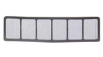 Five Star Nose Screen - Lower 1/4 Spacing Stainless Black Each. Fixed Price $75.06.
