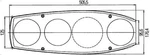 Rear Lamp Hella 2VP 341 419-137. Fixed Price $122.06.
