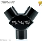 1/8" Npt Female Y Block Adapter Fitting Billet Aluminium Suitable For Nos Black. Fixed Price $20.12.