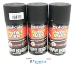 Duplicolor BUN0104 (3PACK) Perfect Match 8OZ Universal Black Flat Paint. Fixed Price $46.99.