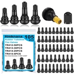 105PCS Tire Stems TR412, TR413, TR414, TR415 Black Rubber Snap-in Valve.... Fixed Price $29.98.