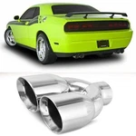 Muffler Tip 2.5"IN/3.5" Outlet Stainless Accessories For Dodge Challenger. Fixed Price $49.08.