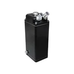 Baffled Black Billet Aluminium Alloy Oil Catch Tank Can 600CC Mount Hose Fitting. Fixed Price $101.81.