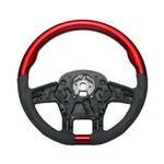 18" Yourgrip Leather & Wood Red Steering Wheel For 2012-2021 Peterbilt 579. Fixed Price $416.99.