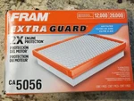 Fram Extra Guard CA5056 Replacement Engine Air Filter For Pack Of 1, White. Fixed Price $10.00.