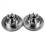 Disc Brake Rotor Set-front Drilled And Slotted Pair Power Stop. Fixed Price $515.16.