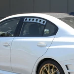 Subaru Wrx Sti 15-19 Perrin Performance Silver Rear Window Vent. Fixed Price $126.65.