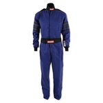 Racequip 120026RQP Series 1-PC Driving Suit Sfi 3.2A/5 Blue/black Stripe Xl. Fixed Price $219.95.