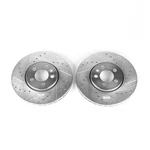 Power Stop EBR641XPR Drilled & Slotted Front Rotor Set For Vw Beetle Golf Jetta. Fixed Price $159.24.