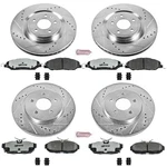 Powerstop Disc Brake Kit Front And Rear Fits Ford Mustang 2011-2014 Z26 Stre. Fixed Price $608.64.