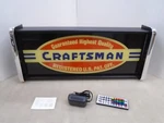 Craftsman Tools Old Logo Led Display Lighted Sign Lightbox Wall Hanging. Fixed Price $125.00.