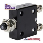 Quickcar 50-9720, One Black Plastic Amp Resettable Circuit Breaker Performanc. Fixed Price $29.06.