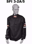 Drag Racing Fire Suit Sfi Jacket 3-2A/5 Black Adult Sm Md Lg Xl 2X 3X 4X. Fixed Price $144.99.