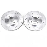 EBR251XPR Powerstop Brake Discs 2-WHEEL Set Front For Vw Volkswagen Cabrio Golf. Fixed Price $131.25.